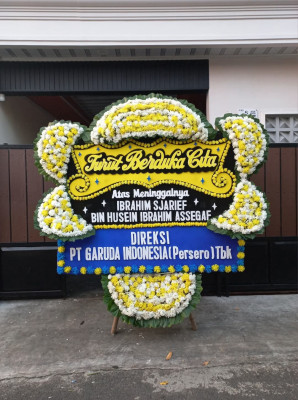 Papan Bunga Duka di Pondok Sayur