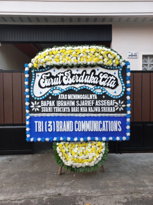 Papan Bunga Duka di Pondok Sayur